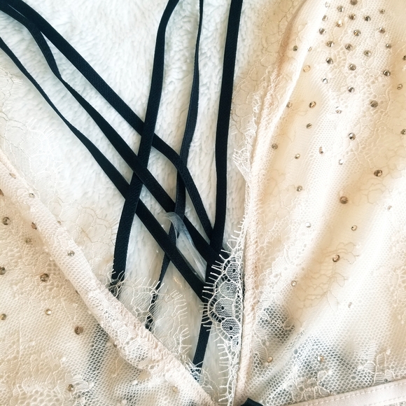 Victoria's Secret Limited Edition Bodysuit with Rhinestone Crystal Elements NWT - Picture 7 of 16